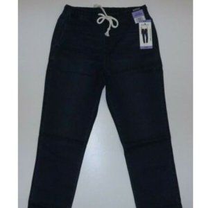 NEW!! BUFFALO Pull On Denim Jogger Pants River Stream Blue Size 10 Womens NWT